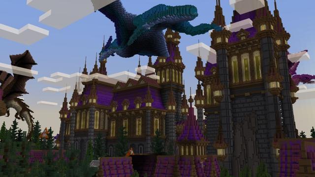 Screenshot of the Minecraft Bedrock Marketplace product Dragon Kingdom created by Street Studios.