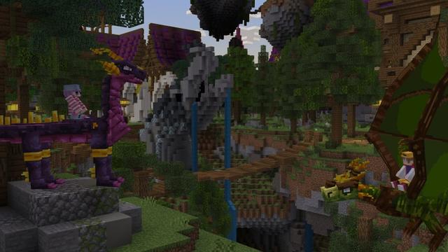Screenshot of the Minecraft Bedrock Marketplace product Dragon Kingdom created by Street Studios.