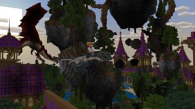 Screenshot of the Minecraft Bedrock Marketplace product Dragon Kingdom created by Street Studios.