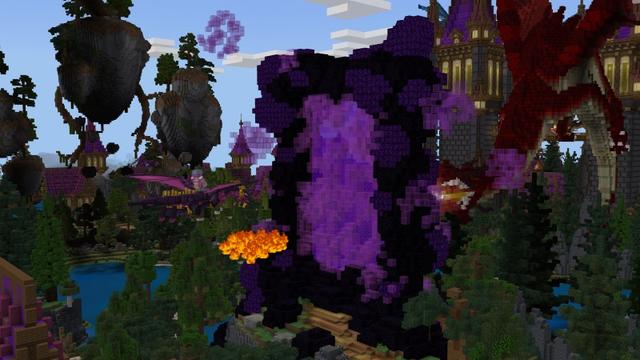 Screenshot of the Minecraft Bedrock Marketplace product Dragon Kingdom created by Street Studios.