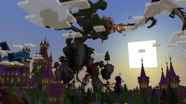 Screenshot of the Minecraft Bedrock Marketplace product Dragon Kingdom created by Street Studios.