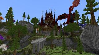 Screenshot of the Minecraft Bedrock Marketplace product Dragon Palace created by Street Studios.