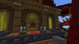 Screenshot of the Minecraft Bedrock Marketplace product Dragon Palace created by Street Studios.