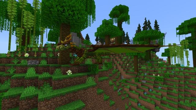 Screenshot of the Minecraft Bedrock Marketplace product Dragon Skyblock created by Street Studios.