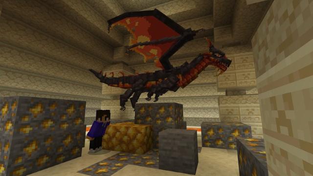Screenshot of the Minecraft Bedrock Marketplace product Dragon Skyblock created by Street Studios.
