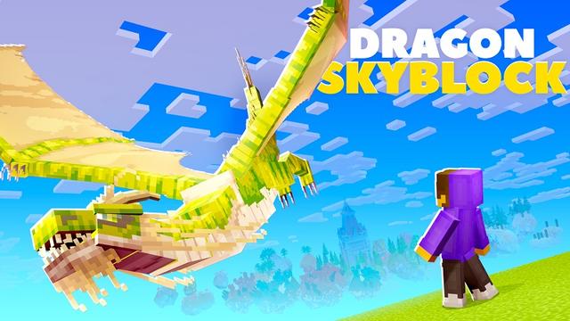 Thumbnail of the Minecraft Bedrock Marketplace product Dragón Skyblock created by Street Studios.