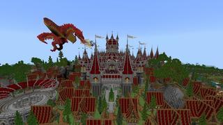 Screenshot of the Minecraft Bedrock Marketplace product Dragon Valley created by Street Studios.