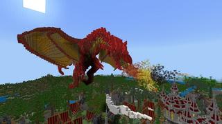 Screenshot of the Minecraft Bedrock Marketplace product Dragon Valley created by Street Studios.