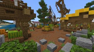 Screenshot of the Minecraft Bedrock Marketplace product Dragon Valley created by Street Studios.