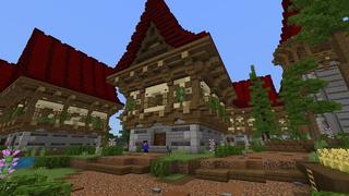 Screenshot of the Minecraft Bedrock Marketplace product Dragon Village created by Street Studios.