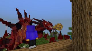 Screenshot of the Minecraft Bedrock Marketplace product Dragon Village created by Street Studios.