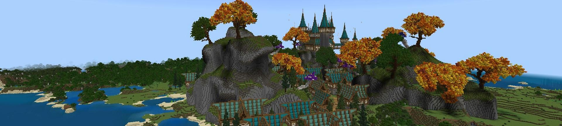 Panorama of the Minecraft Bedrock Marketplace product Dwarf Kingdom created by Street Studios.