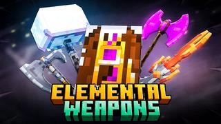 Thumbnail of the Minecraft Bedrock Marketplace product Elemental Weapons created by Street Studios.