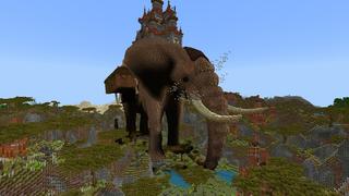 Screenshot of the Minecraft Bedrock Marketplace product Elephant Castle created by Street Studios.