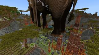 Screenshot of the Minecraft Bedrock Marketplace product Elephant Castle created by Street Studios.