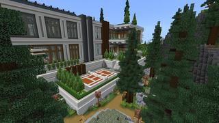 Screenshot of the Minecraft Bedrock Marketplace product Epic Mansion created by Street Studios.
