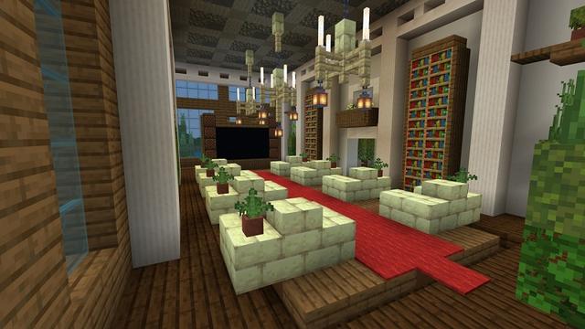 Screenshot of the Minecraft Bedrock Marketplace product Epic Mansion created by Street Studios.