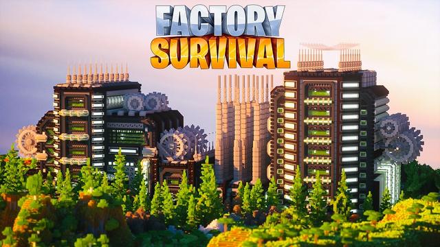 Thumbnail of the Minecraft Bedrock Marketplace product Factory Survival created by Street Studios.