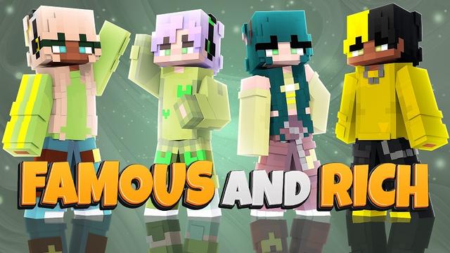 Thumbnail of the Minecraft Bedrock Marketplace product Famous And Rich created by Street Studios.