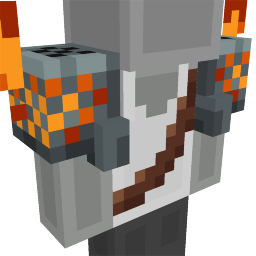 Thumbnail of the Minecraft Bedrock Marketplace product Fire Shoulders created by Street Studios.