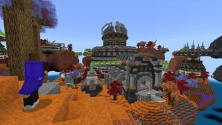 Screenshot of the Minecraft Bedrock Marketplace product Flying Alien Base created by Street Studios.