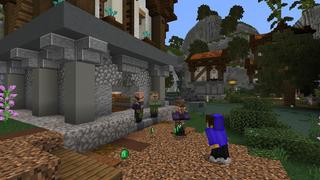 Screenshot of the Minecraft Bedrock Marketplace product Castelo Voador created by Street Studios.