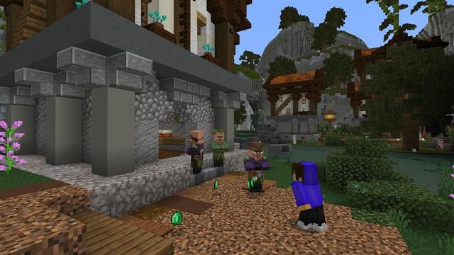 Screenshot of the Minecraft Bedrock Marketplace product Flying Castle created by Street Studios.
