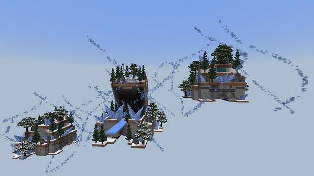 Screenshot of the Minecraft Bedrock Marketplace product Frog Skyblock created by Street Studios.
