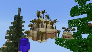 Screenshot of the Minecraft Bedrock Marketplace product Skyblock de la grenouille created by Street Studios.