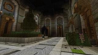 Screenshot of the Minecraft Bedrock Marketplace product Frog Temple created by Street Studios.