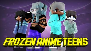 Thumbnail of the Minecraft Bedrock Marketplace product Frozen Anime Teens created by Street Studios.