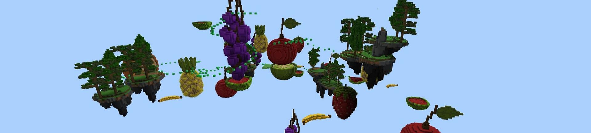 Panorama of the Minecraft Bedrock Marketplace product Fruits Parkour created by Street Studios.