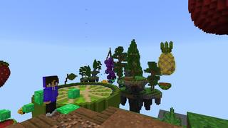 Screenshot of the Minecraft Bedrock Marketplace product Fruits Parkour created by Street Studios.