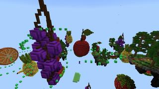 Screenshot of the Minecraft Bedrock Marketplace product Fruits Parkour created by Street Studios.