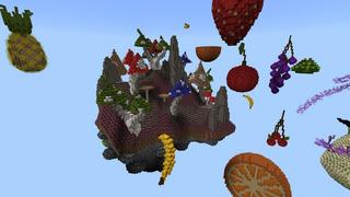 Screenshot of the Minecraft Bedrock Marketplace product Fruits Skyblock created by Street Studios.
