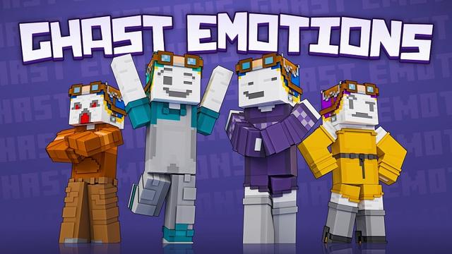 Thumbnail of the Minecraft Bedrock Marketplace product Ghast Emotions created by Street Studios.