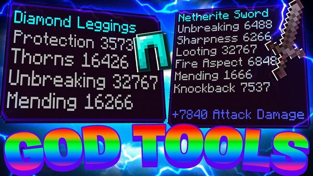 Thumbnail of the Minecraft Bedrock Marketplace product Ferramentas de Deus created by Street Studios.