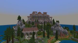 Screenshot of the Minecraft Bedrock Marketplace product Greek Temple created by Street Studios.