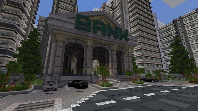 Screenshot of the Minecraft Bedrock Marketplace product Green Town created by Street Studios.