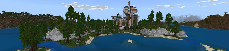 Panorama of the Minecraft Bedrock Marketplace product Hacker Factory created by Street Studios.
