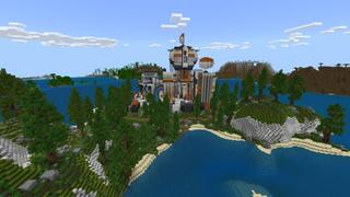 Screenshot of the Minecraft Bedrock Marketplace product Hacker Factory created by Street Studios.