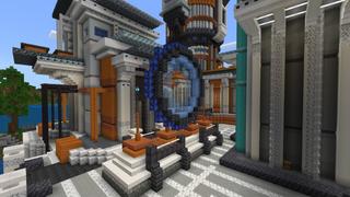 Screenshot of the Minecraft Bedrock Marketplace product Hacker Factory created by Street Studios.