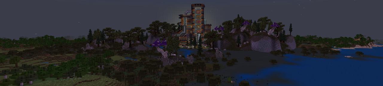 Panorama of the Minecraft Bedrock Marketplace product Hacker Labs created by Street Studios.
