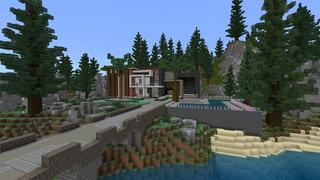 Screenshot of the Minecraft Bedrock Marketplace product Hacker Mansion created by Street Studios.
