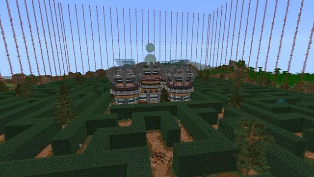 Screenshot of the Minecraft Bedrock Marketplace product Hacker Maze created by Street Studios.
