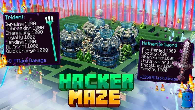 Hacker Maze by Street Studios | CHUNK - Minecraft Bedrock Marketplace ...