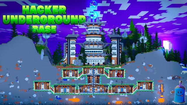 Thumbnail of the Minecraft Bedrock Marketplace product Hacker Underground Base created by Street Studios.