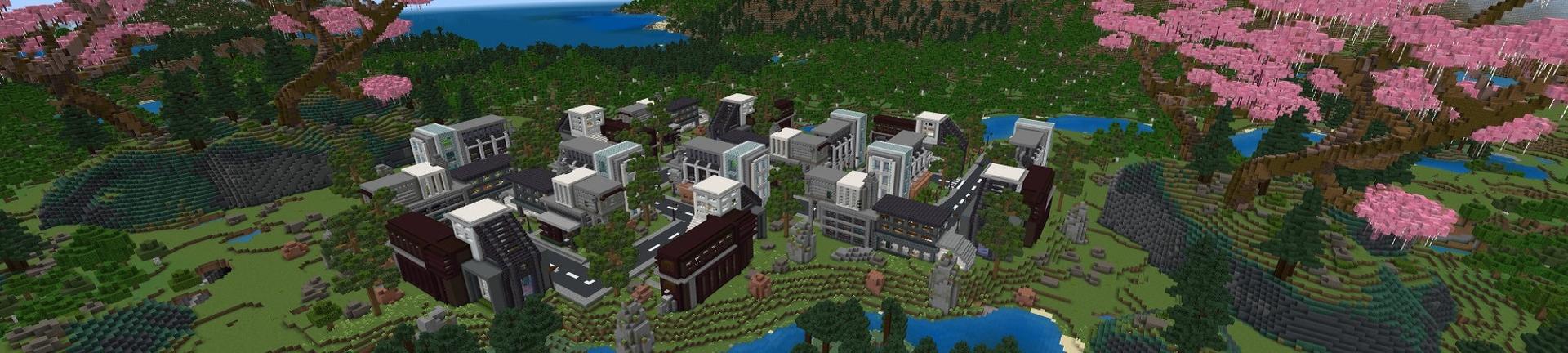 Panorama of the Minecraft Bedrock Marketplace product Hacker World created by Street Studios.