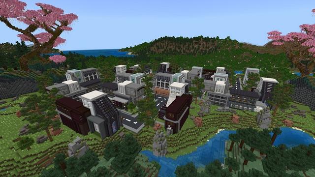 Screenshot of the Minecraft Bedrock Marketplace product Hacker World created by Street Studios.