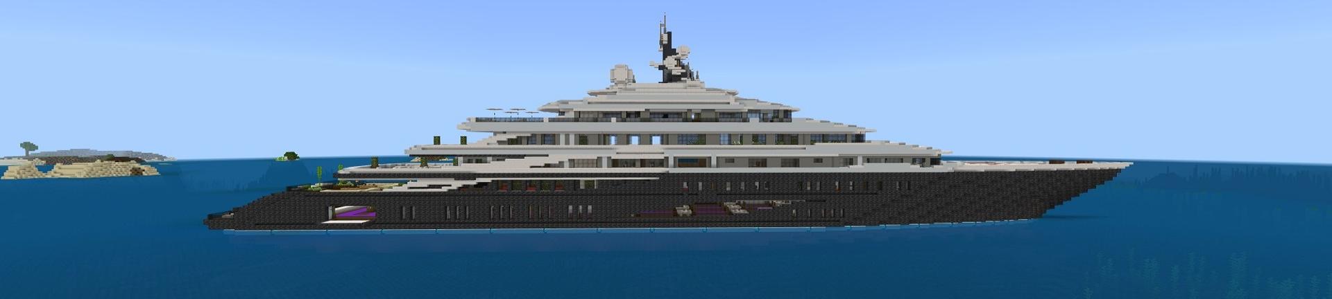 Panorama of the Minecraft Bedrock Marketplace product Hacker Yacht created by Street Studios.